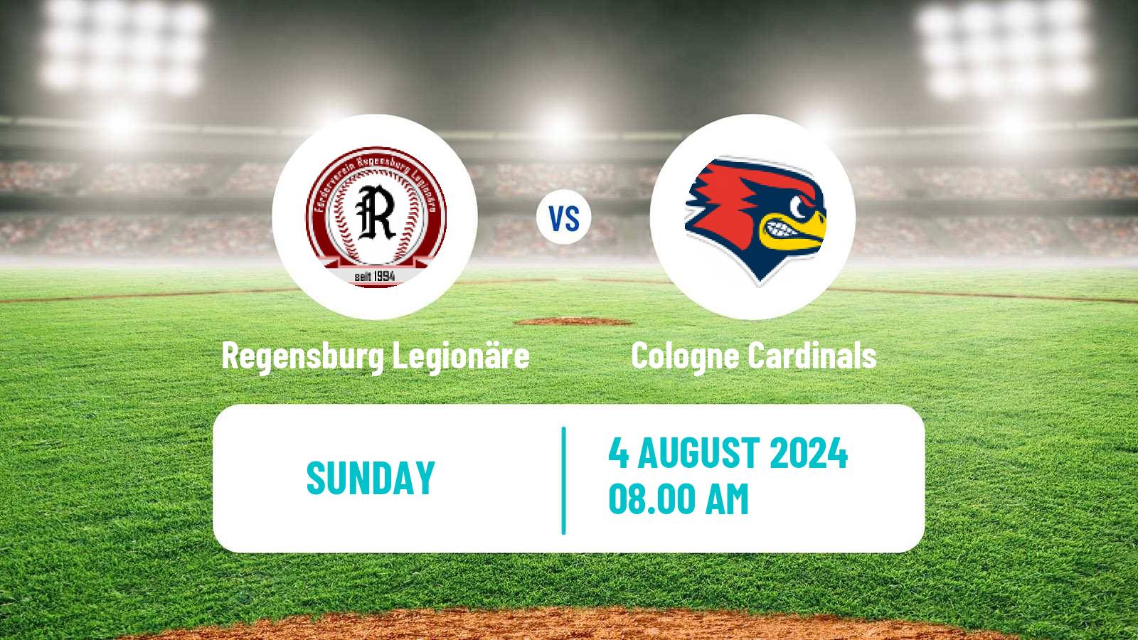 Baseball German Bundesliga Baseball Regensburg Legionäre - Cologne Cardinals