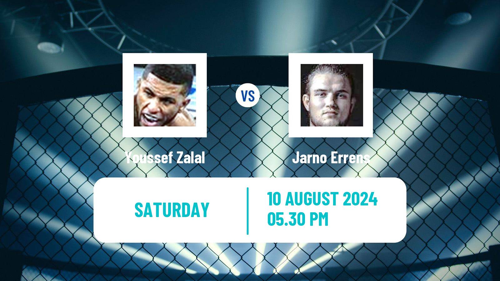 MMA Featherweight UFC Men Youssef Zalal - Jarno Errens