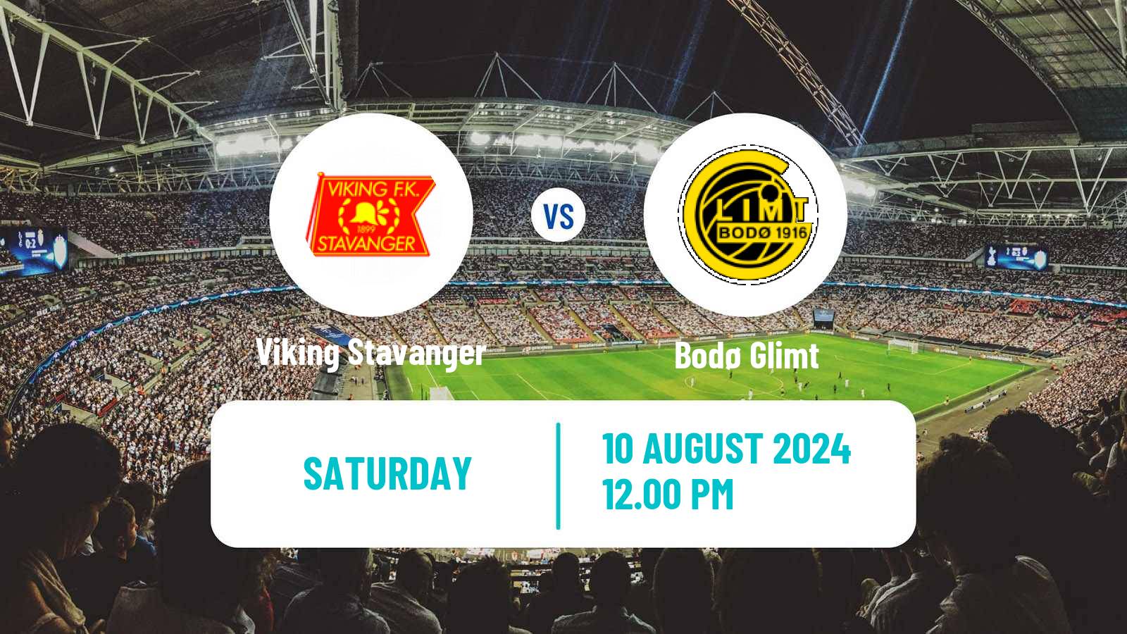 Soccer Norwegian Eliteserien Viking Stavanger - Bodø Glimt