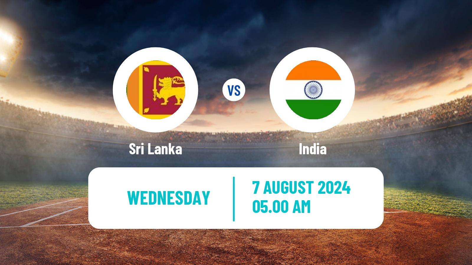 Cricket One Day International Sri Lanka - India