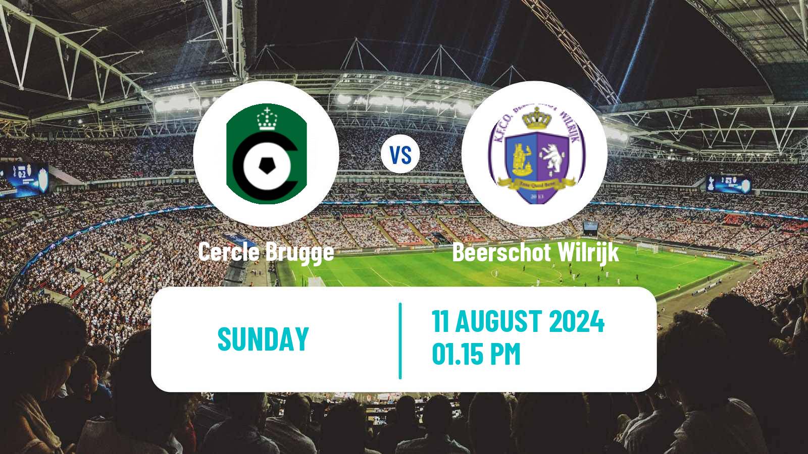 Soccer Belgian Jupiler Pro League Cercle Brugge - Beerschot Wilrijk