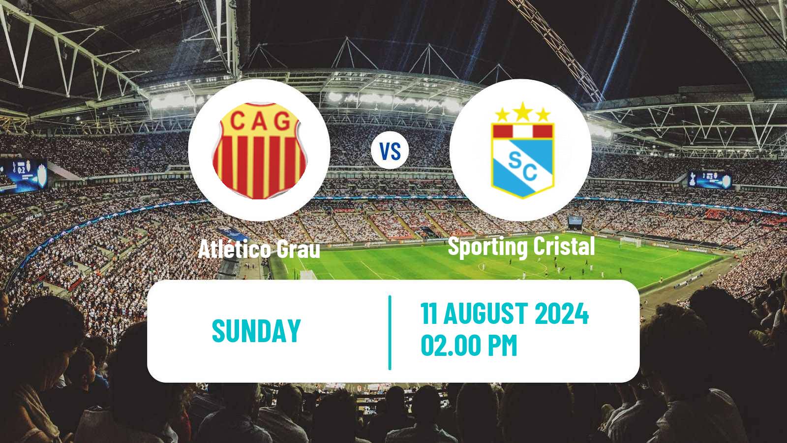 Soccer Peruvian Liga 1 Atlético Grau - Sporting Cristal