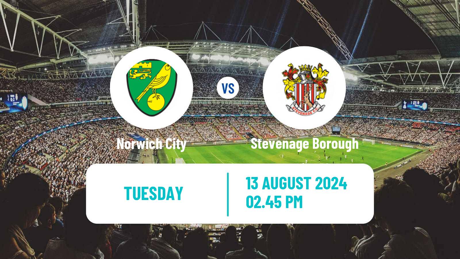 Soccer English League Cup Norwich City - Stevenage Borough