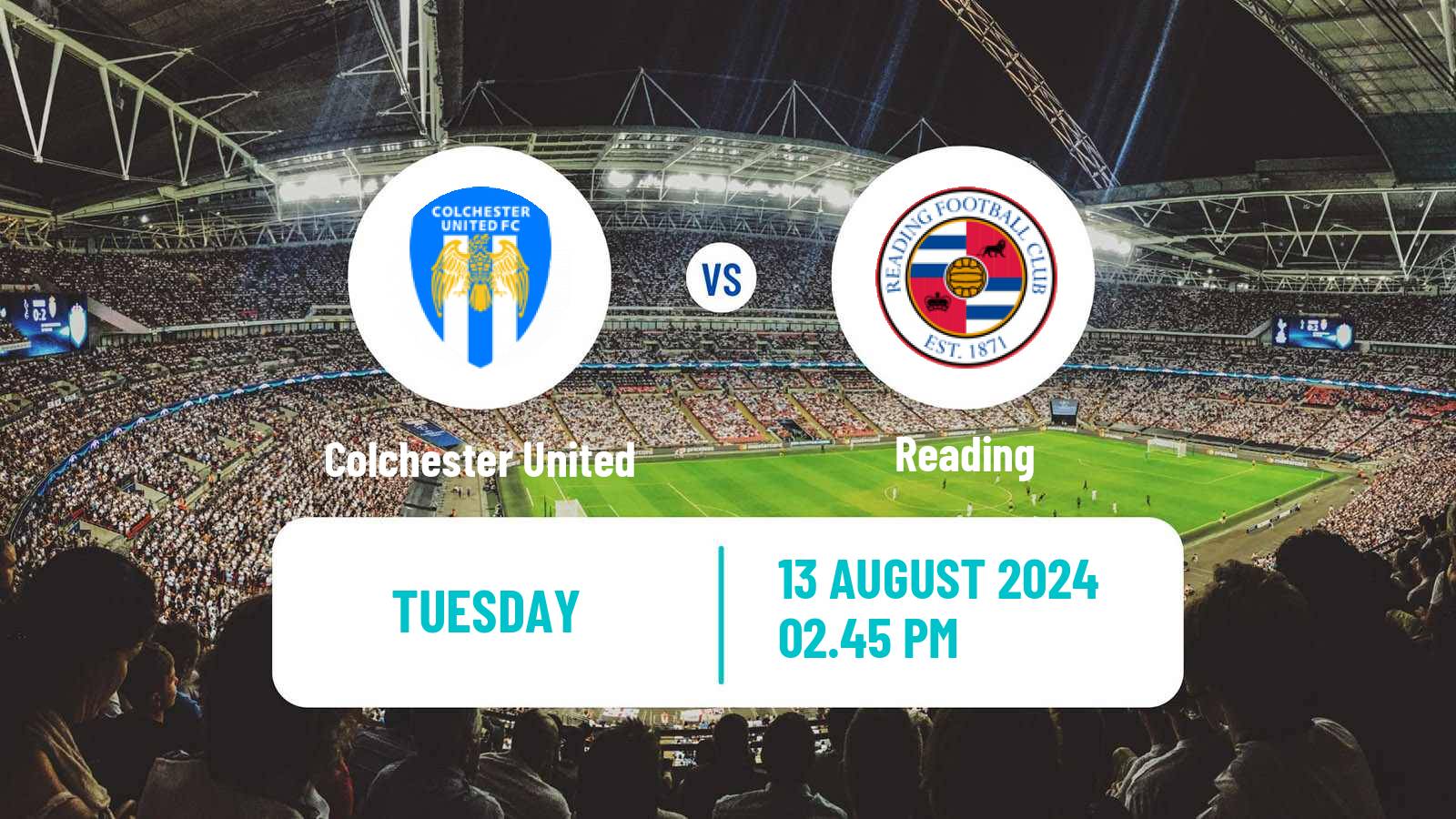 Soccer English League Cup Colchester United - Reading