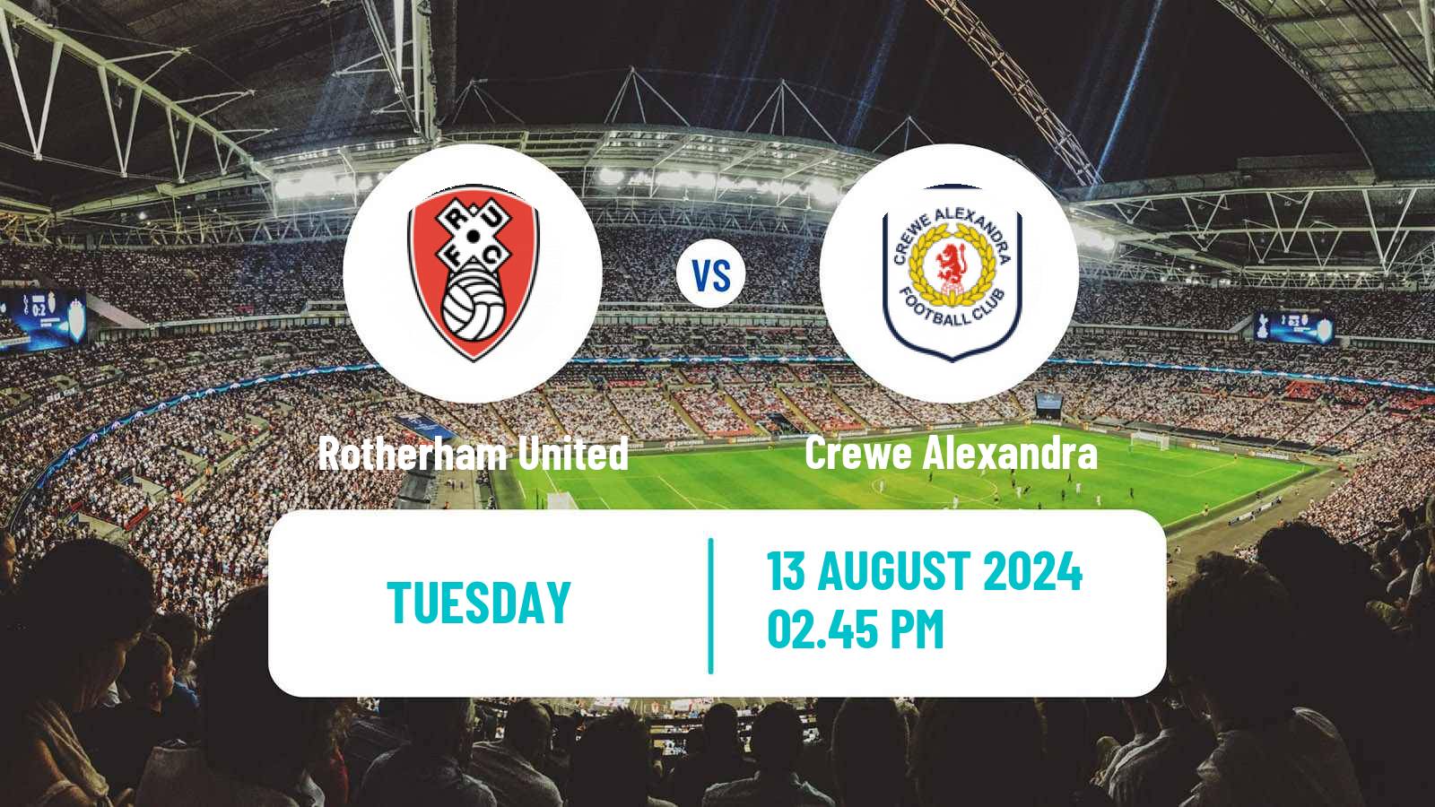 Soccer English League Cup Rotherham United - Crewe Alexandra