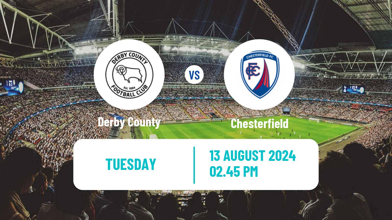 Soccer English League Cup Derby County - Chesterfield