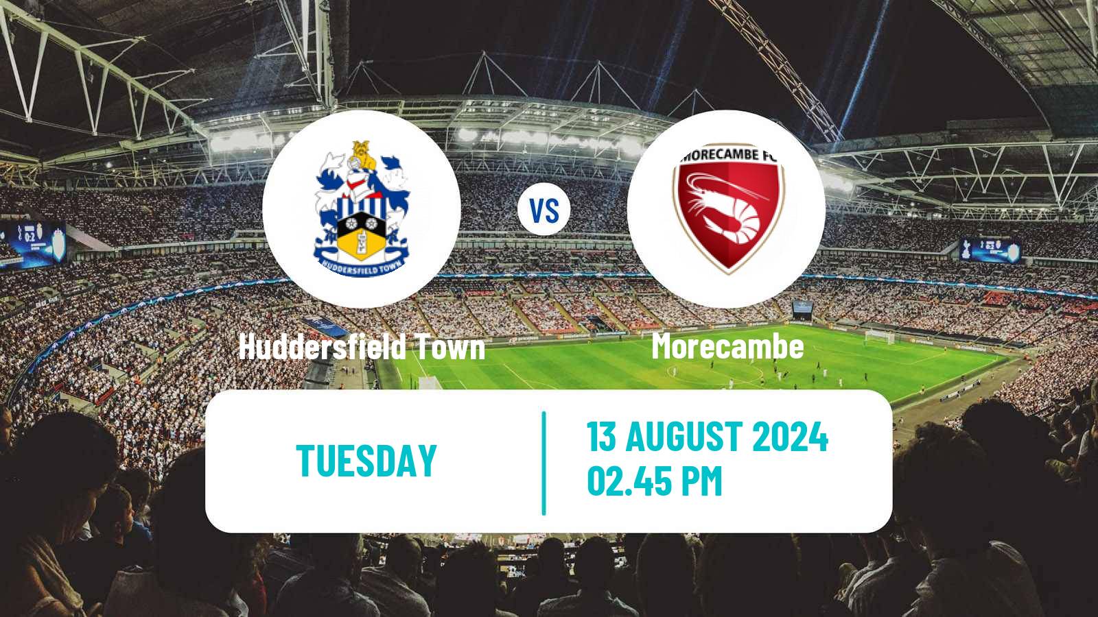 Soccer English League Cup Huddersfield Town - Morecambe