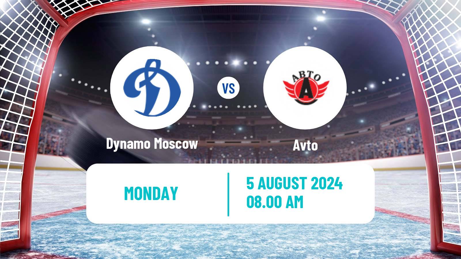 Hockey Club Friendly Ice Hockey Dynamo Moscow - Avto