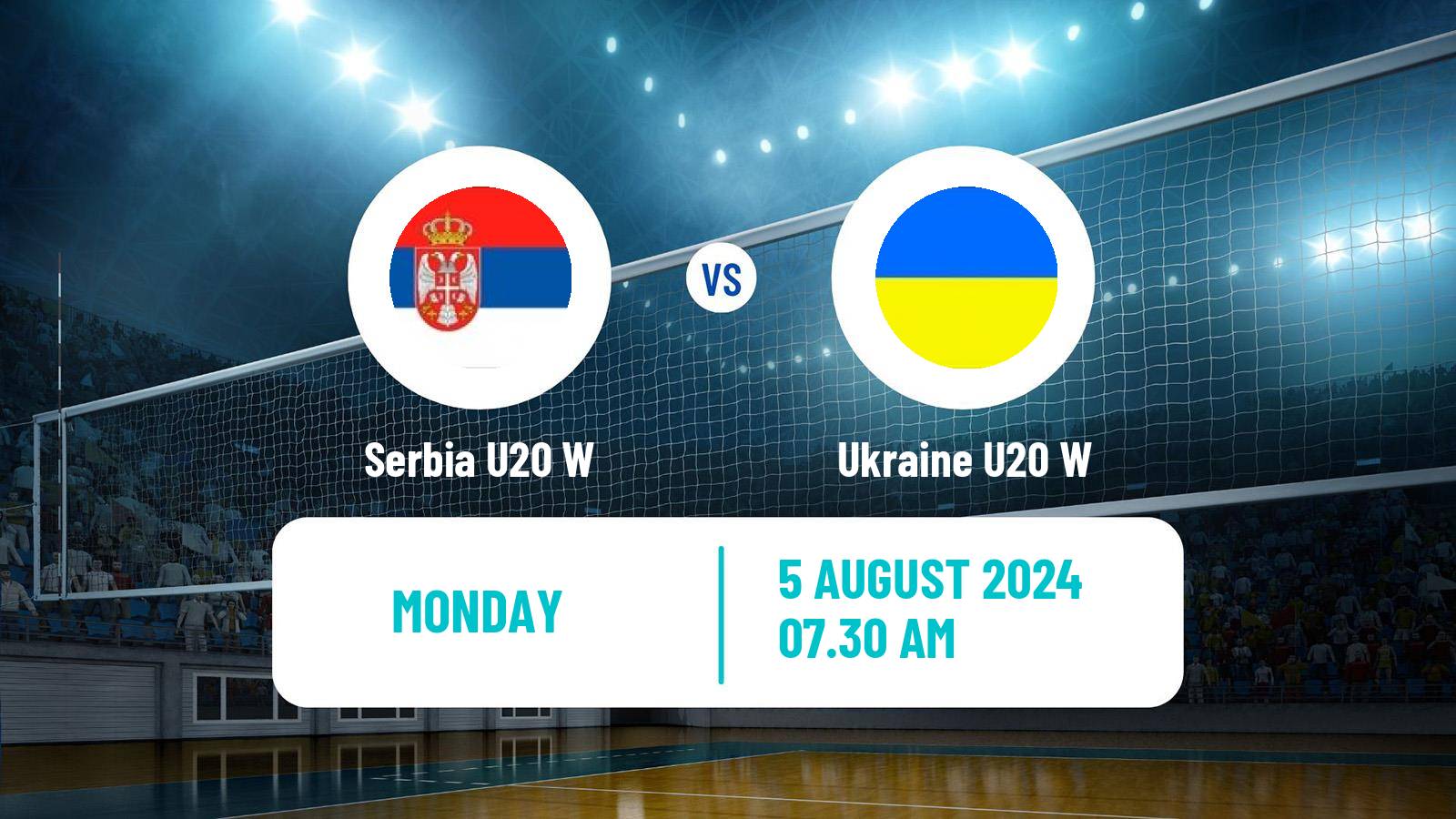 Volleyball European Championship U20 Volleyball Women Serbia U20 W - Ukraine U20 W