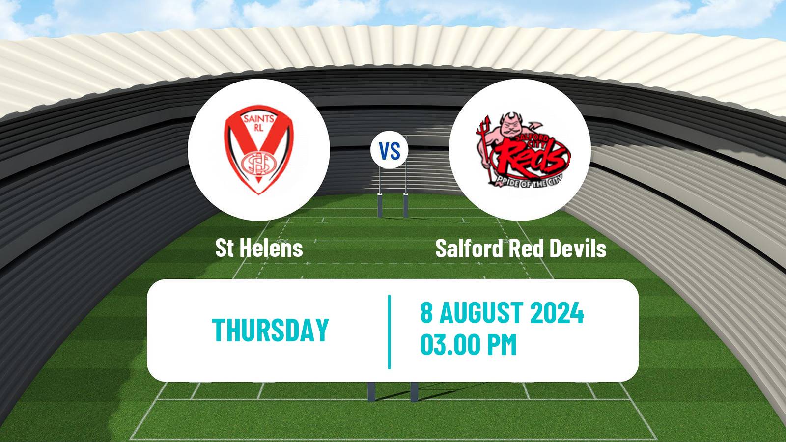 Rugby league Super League Rugby St Helens - Salford Red Devils