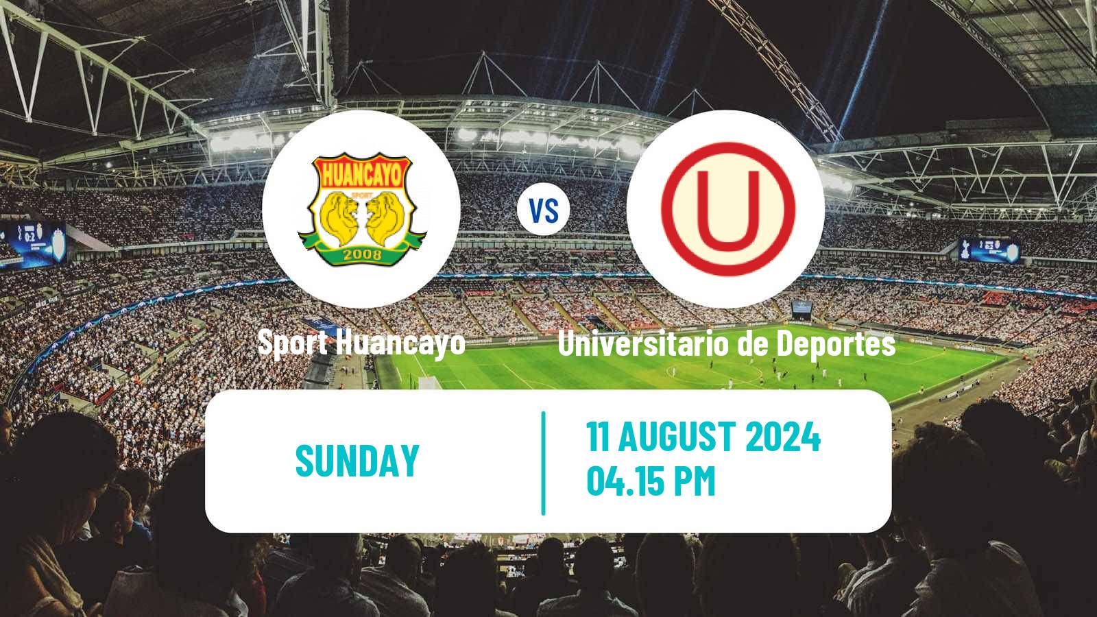 Soccer Peruvian Liga 1 Sport Huancayo - Universitario de Deportes