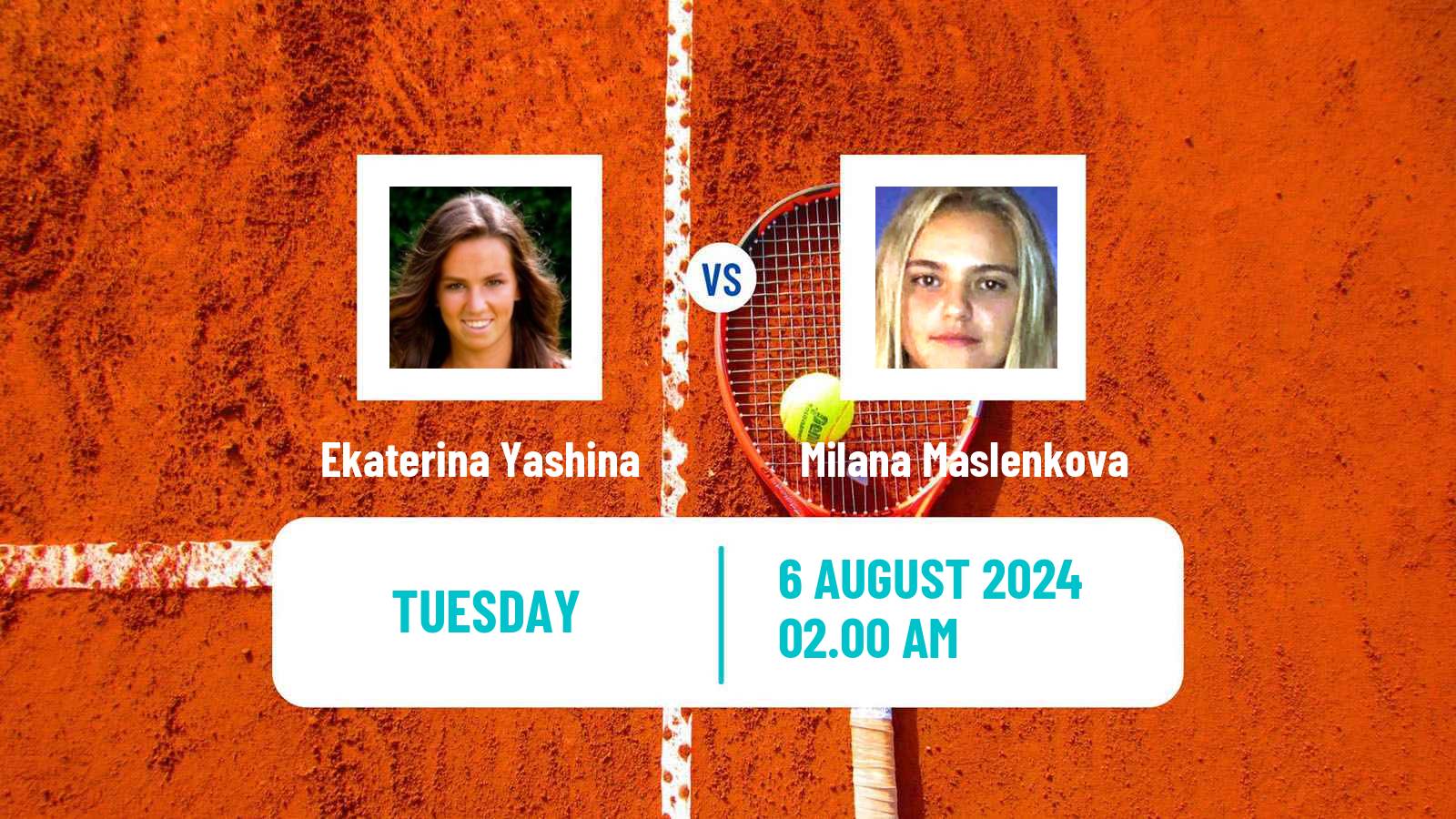 Tennis ITF W15 Tbilisi 3 Women Ekaterina Yashina - Milana Maslenkova