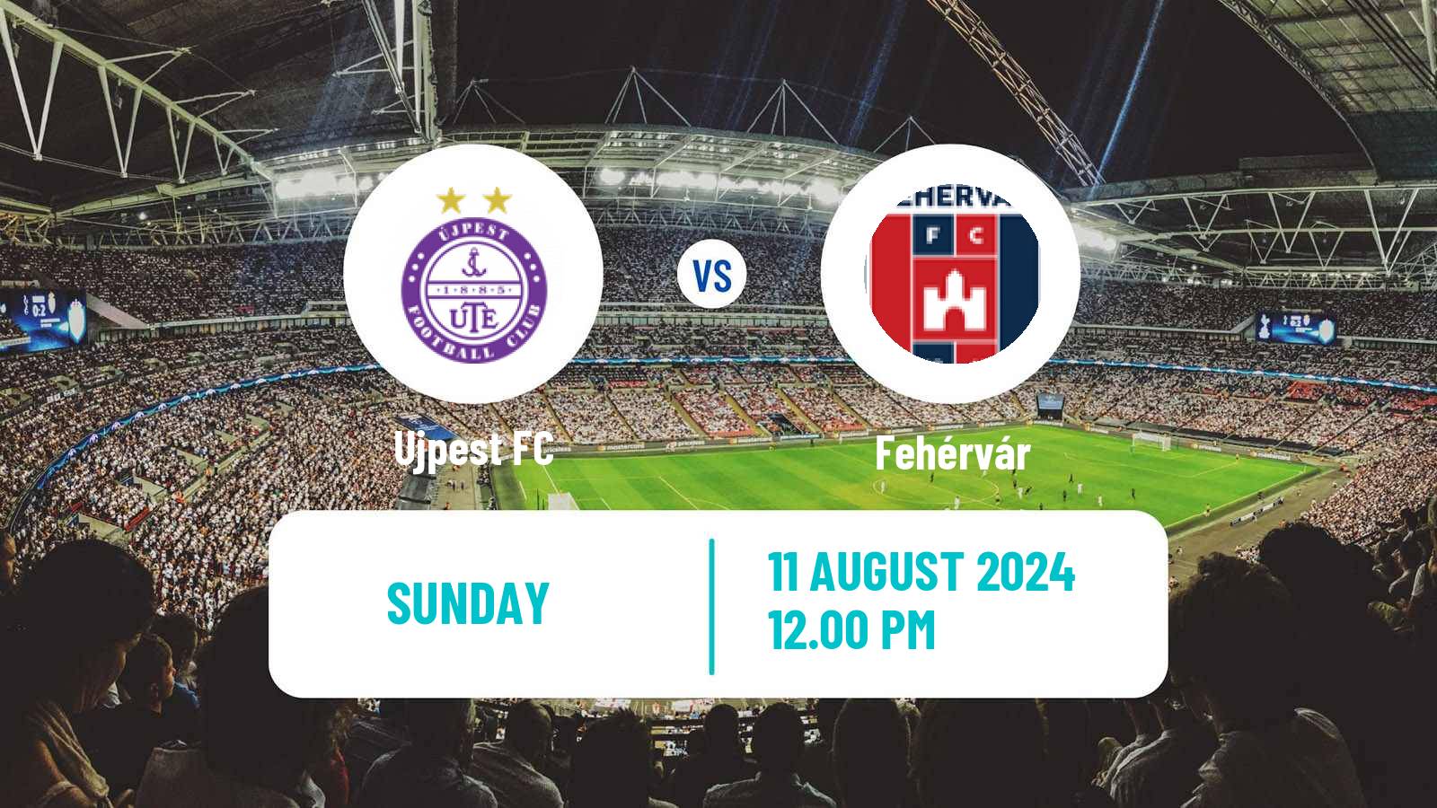 Soccer Hungarian NB I Ujpest - Fehérvár