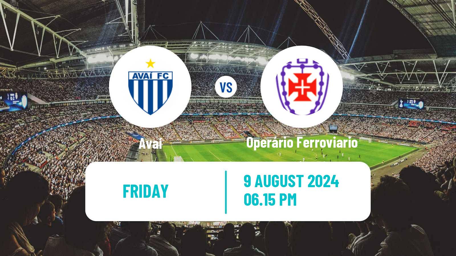 Soccer Brazilian Serie B Avaí - Operário Ferroviario