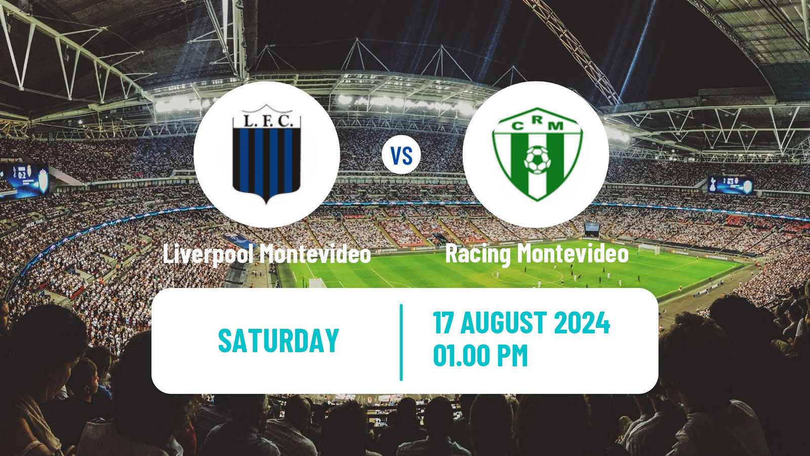 Soccer Uruguayan Primera Division Liverpool Montevideo - Racing Montevideo