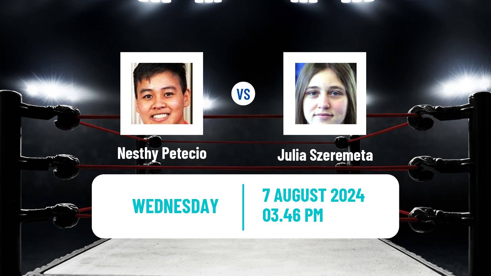 Boxing Featherweight Olympic Games Women Nesthy Petecio - Julia Szeremeta