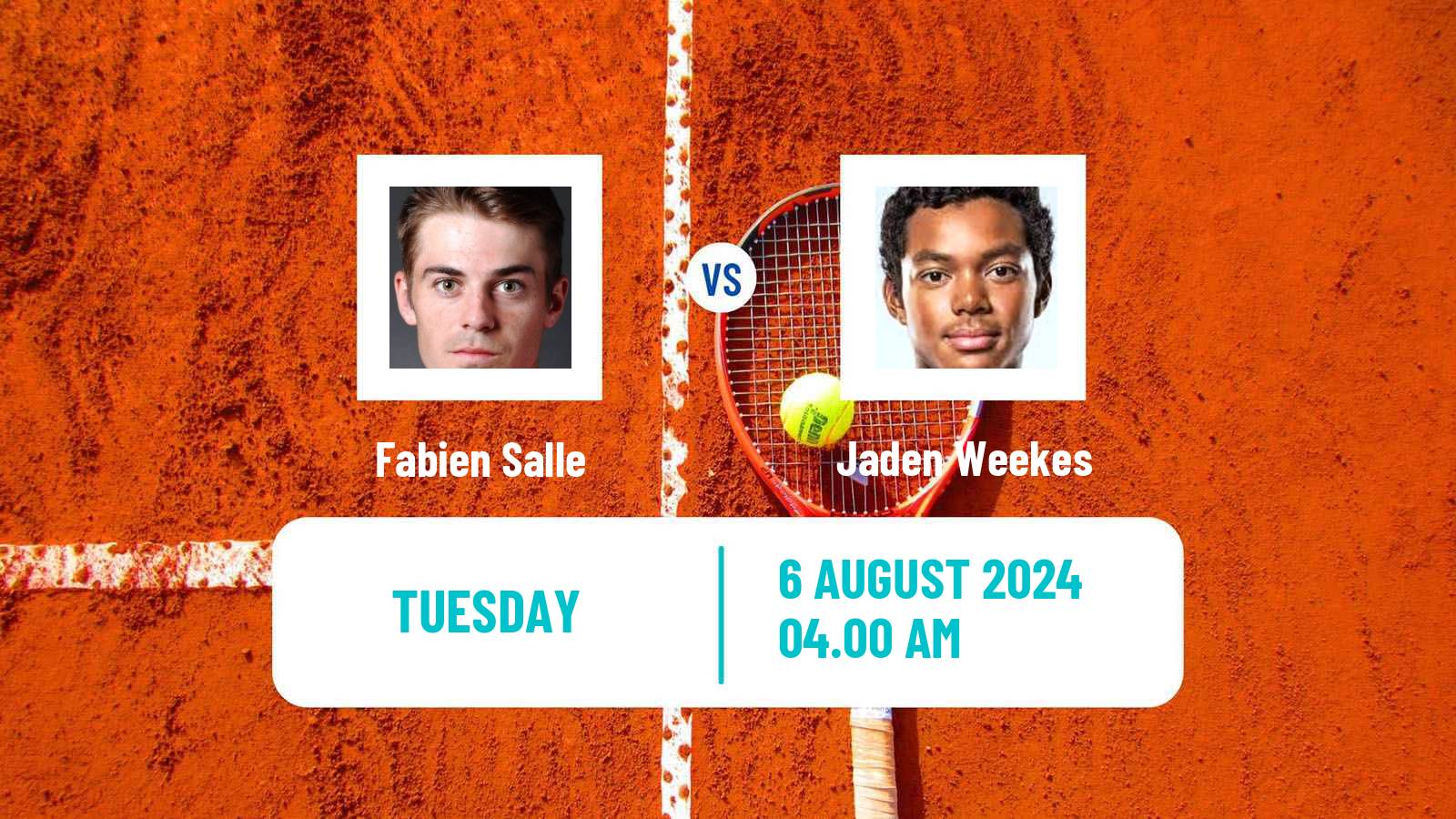 Tennis ITF M15 Monastir 53 Men Fabien Salle - Jaden Weekes