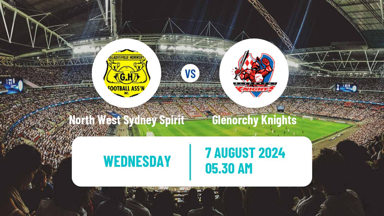 Soccer Australian Cup North West Sydney Spirit - Glenorchy Knights