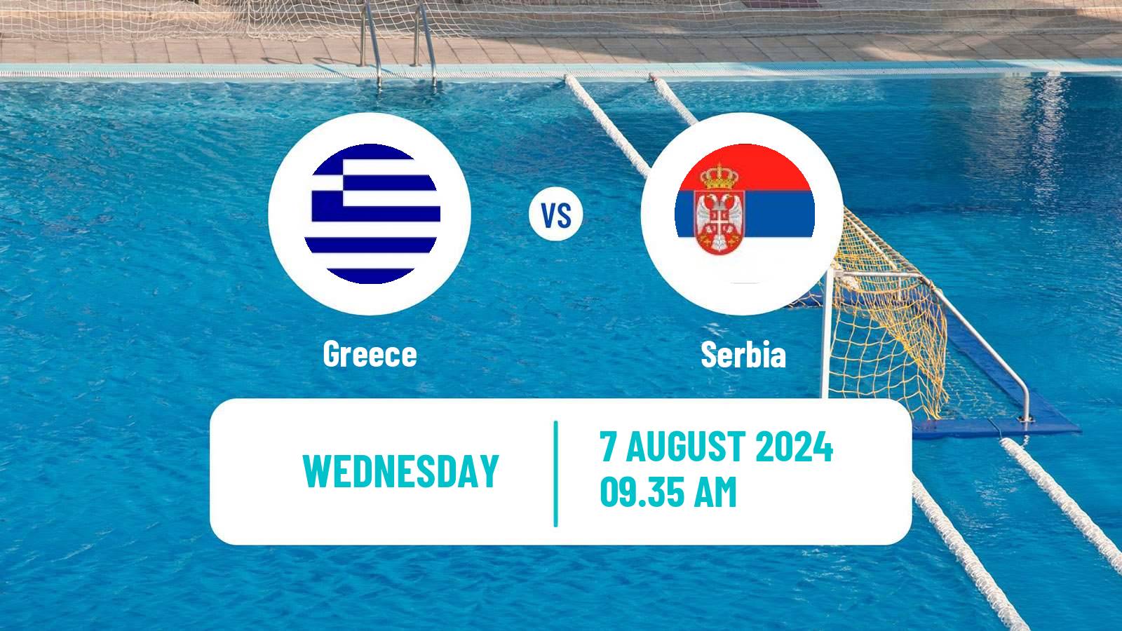 Water polo Olympic Games - Water polo Greece - Serbia