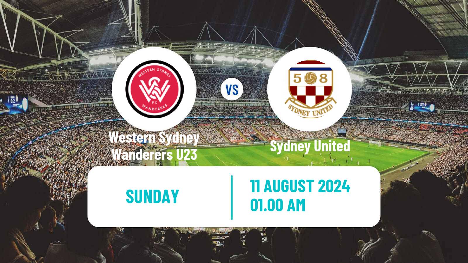 Soccer Australian NPL NSW Western Sydney Wanderers U23 - Sydney United