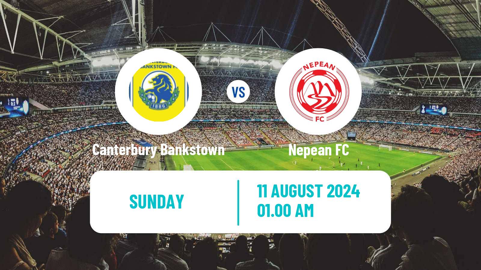 Soccer Australian NSW League One Canterbury Bankstown - Nepean