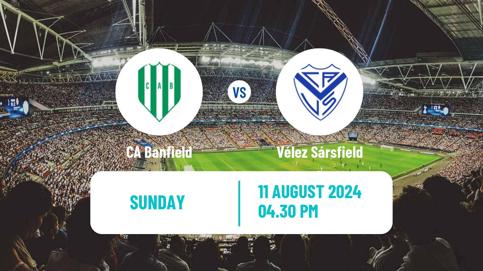 Soccer Argentinian Liga Profesional Banfield - Vélez Sársfield