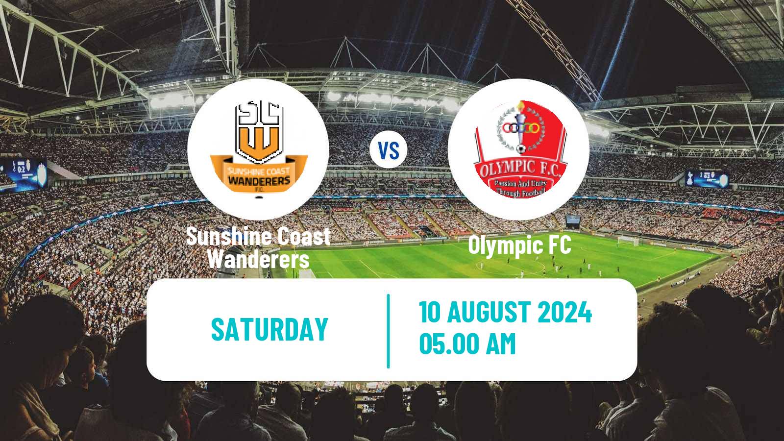 Soccer Australian NPL Queensland Sunshine Coast Wanderers - Olympic FC