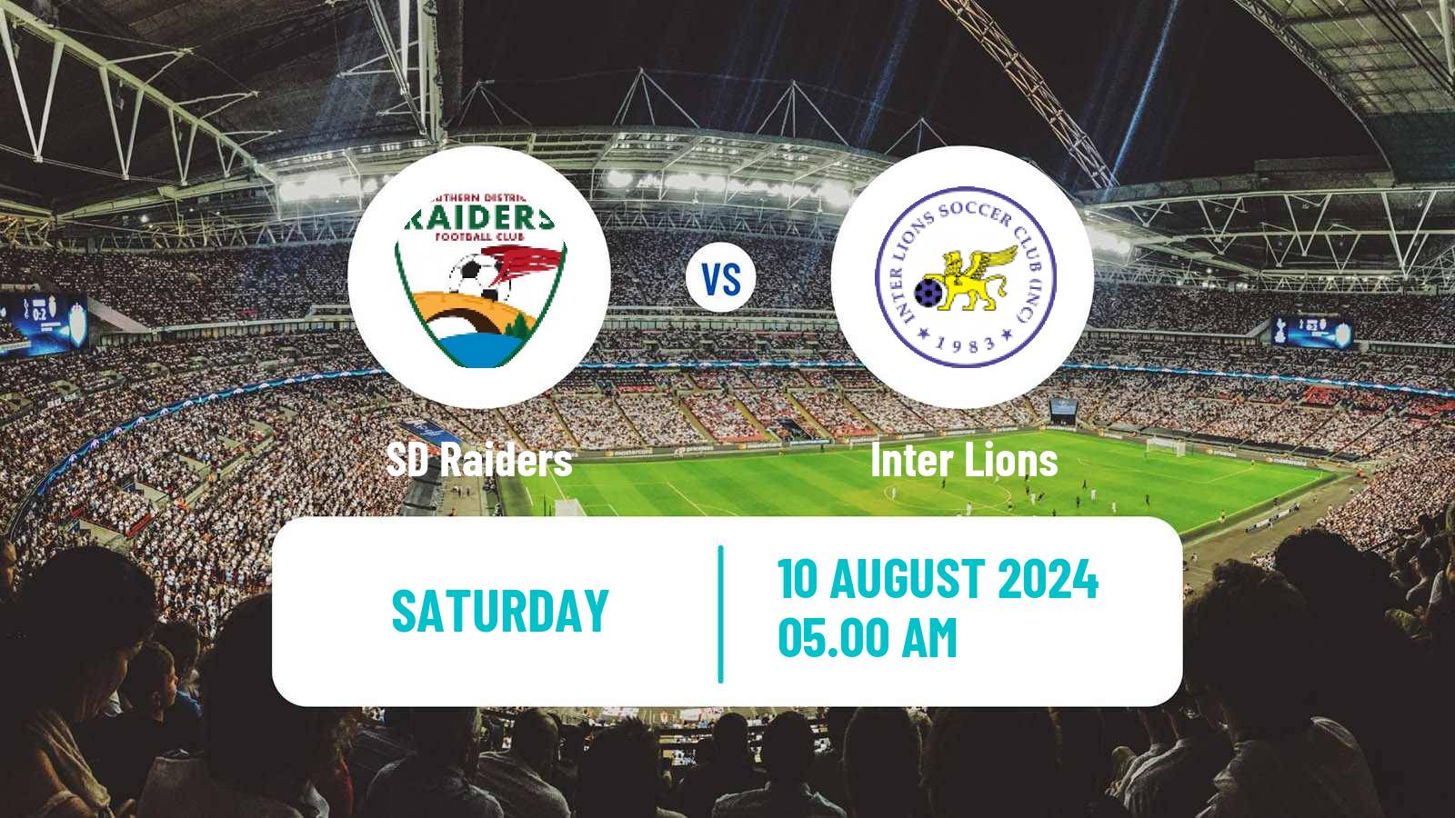 Soccer Australian NSW League One SD Raiders - Inter Lions