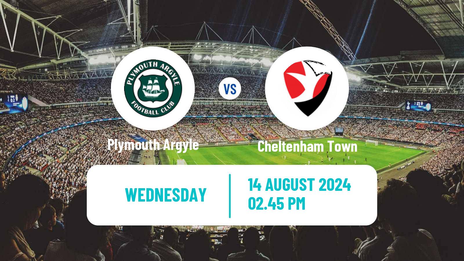 Soccer English League Cup Plymouth Argyle - Cheltenham Town