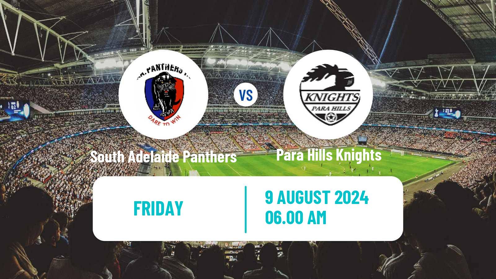 Soccer Australian NPL South Australian South Adelaide Panthers - Para Hills Knights