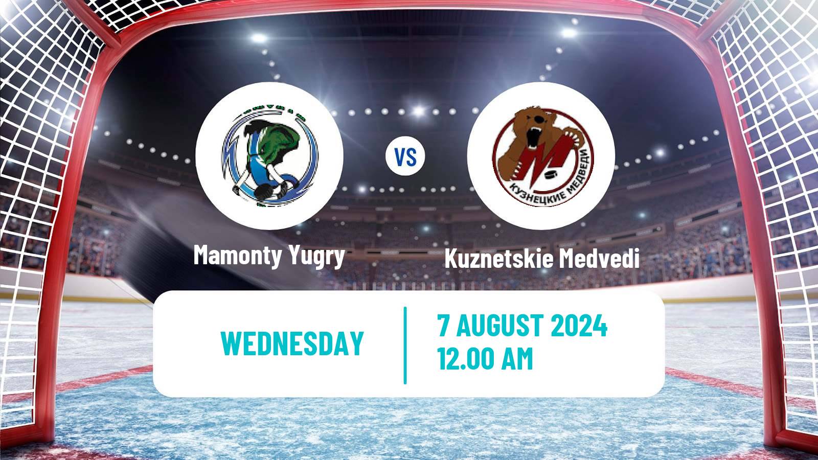 Hockey Club Friendly Ice Hockey Mamonty Yugry - Kuznetskie Medvedi