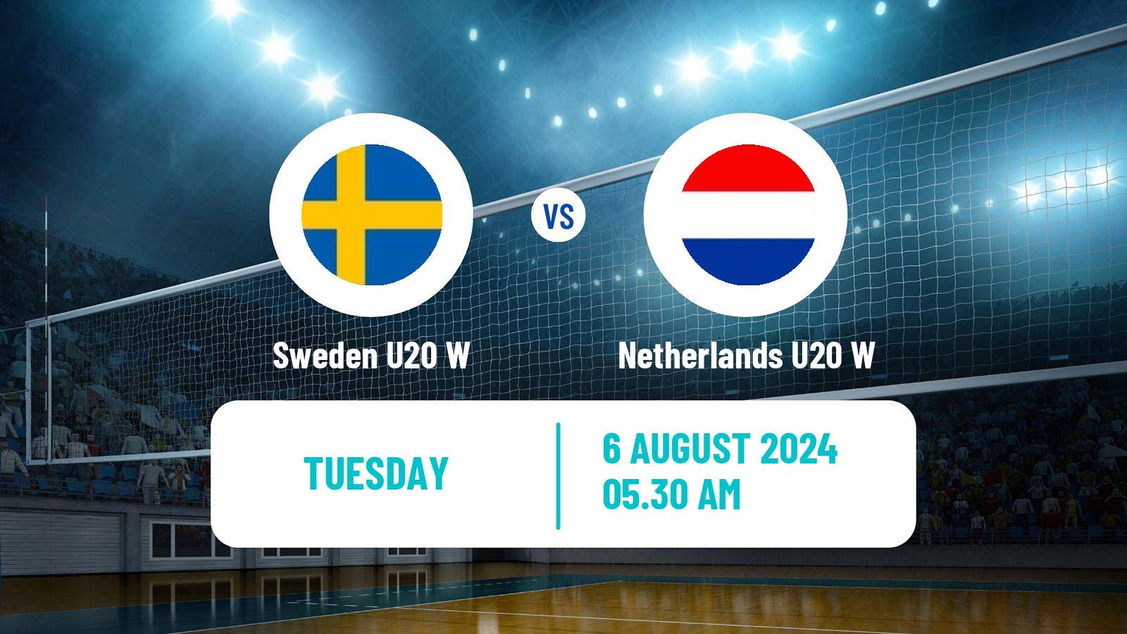 Volleyball European Championship U20 Volleyball Women Sweden U20 W - Netherlands U20 W