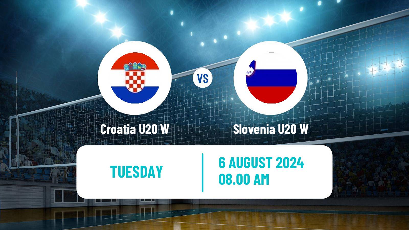 Volleyball European Championship U20 Volleyball Women Croatia U20 W - Slovenia U20 W