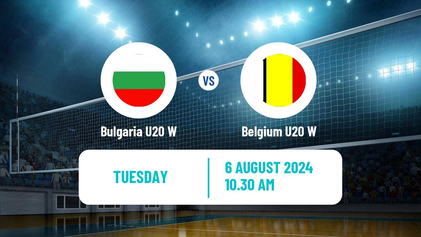 Volleyball European Championship U20 Volleyball Women Bulgaria U20 W - Belgium U20 W