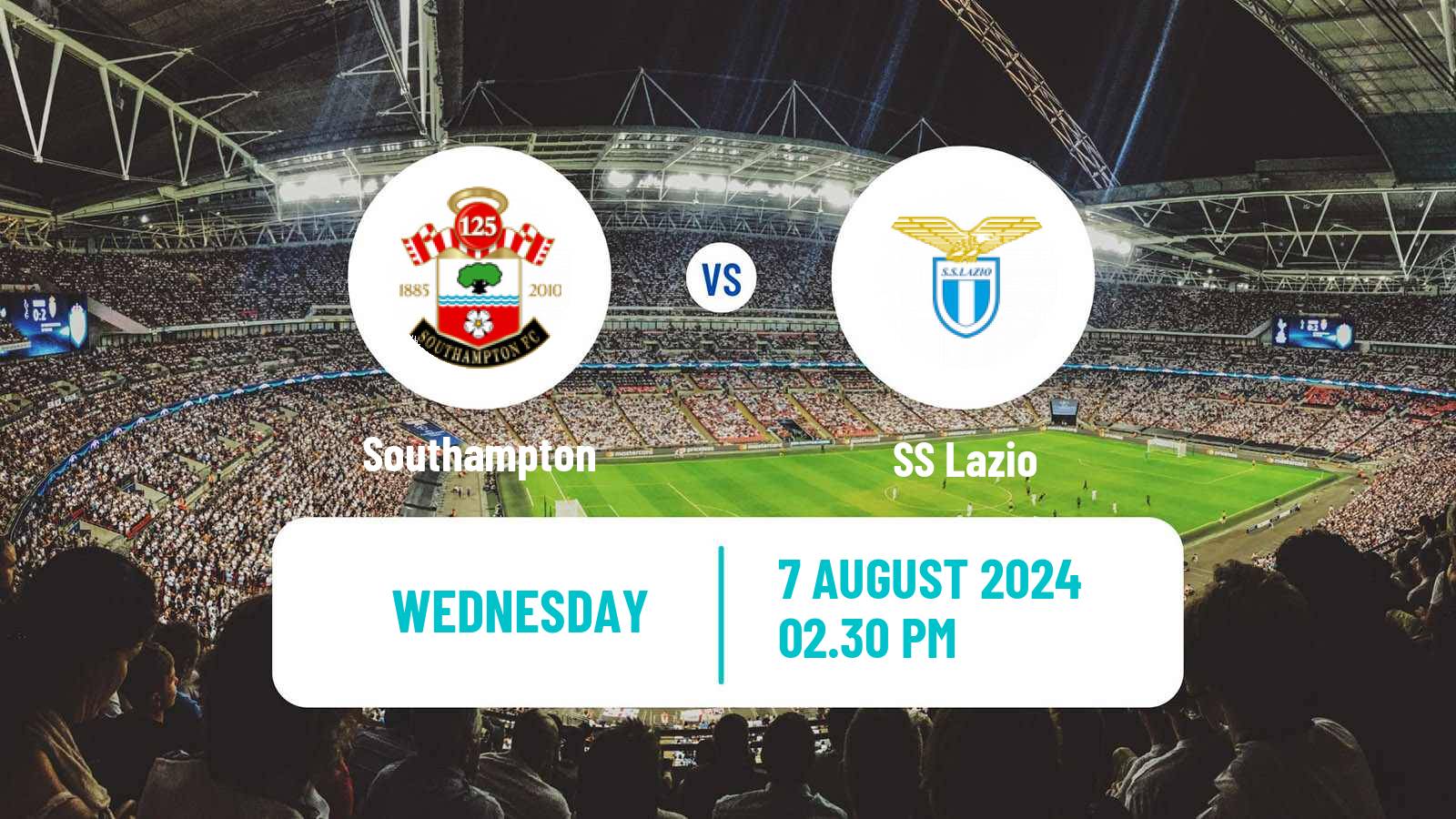 Soccer Club Friendly Southampton - Lazio