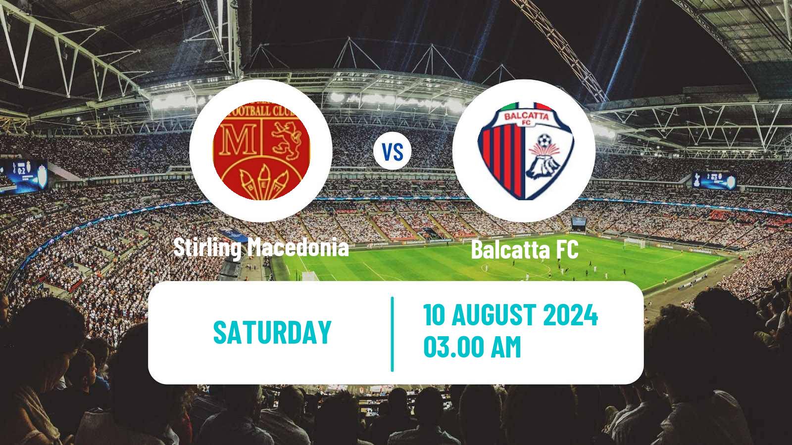 Soccer Australian NPL Western Australia Stirling Macedonia - Balcatta