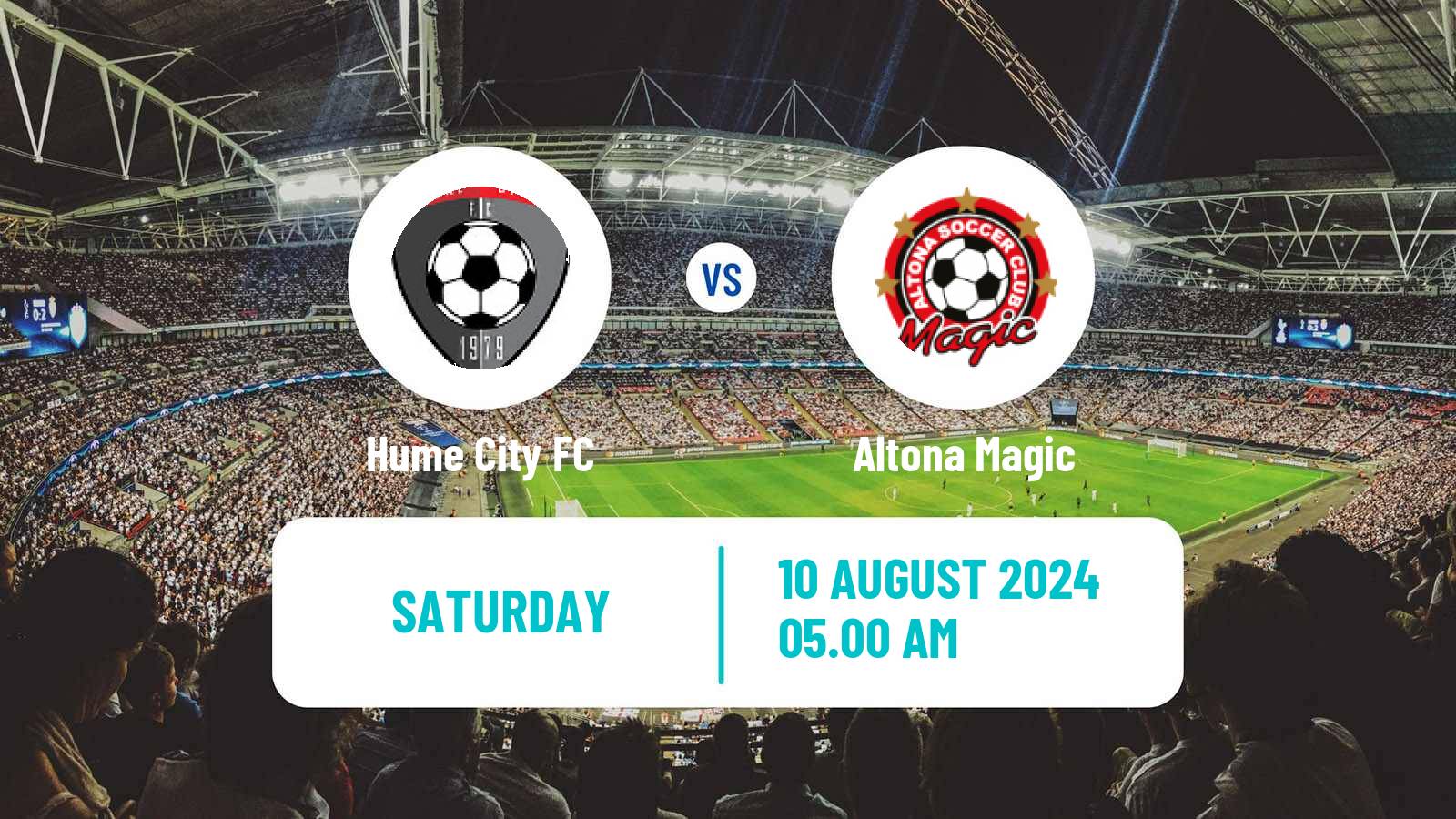 Soccer Australian NPL Victoria Hume City - Altona Magic