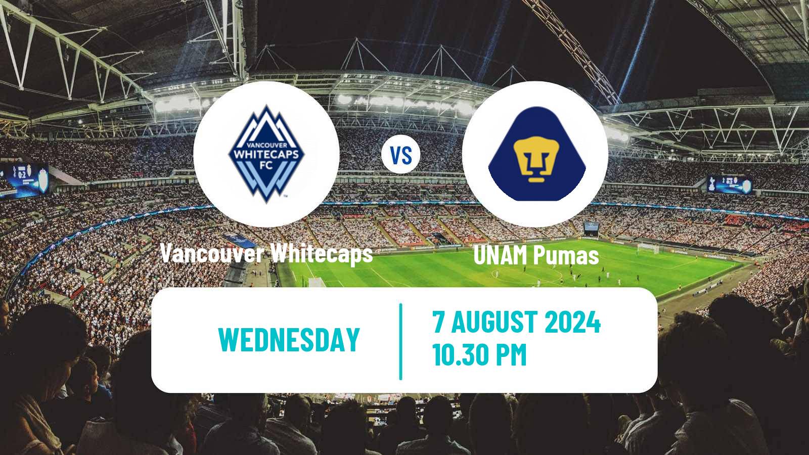 Soccer CONCACAF League Cup Vancouver Whitecaps - UNAM