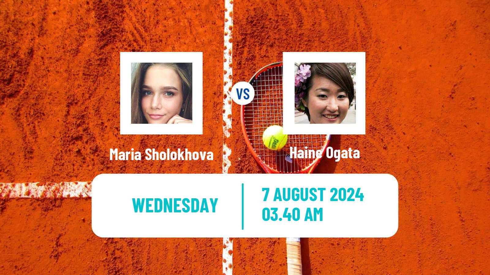 Tennis ITF W15 Tbilisi 2 Women Maria Sholokhova - Haine Ogata