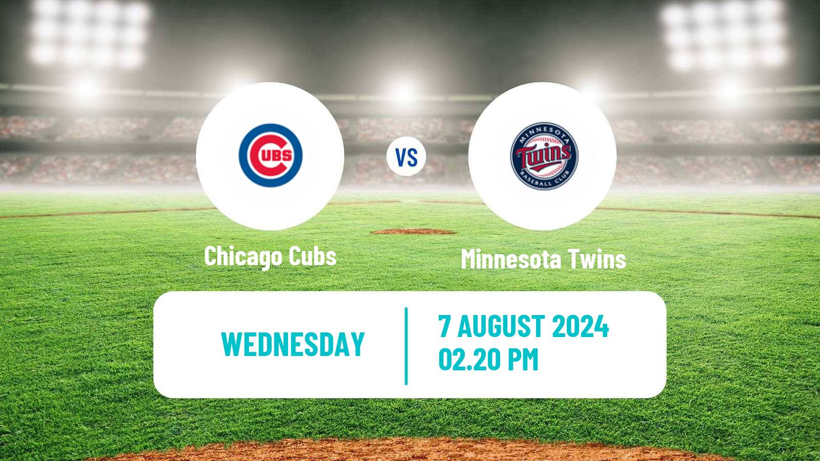 Baseball MLB Chicago Cubs - Minnesota Twins