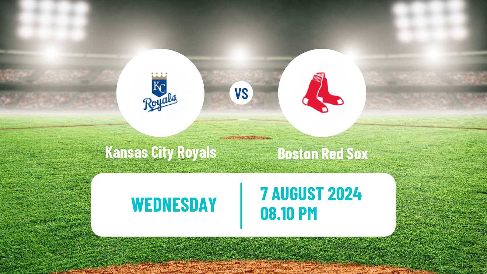 Baseball MLB Kansas City Royals - Boston Red Sox