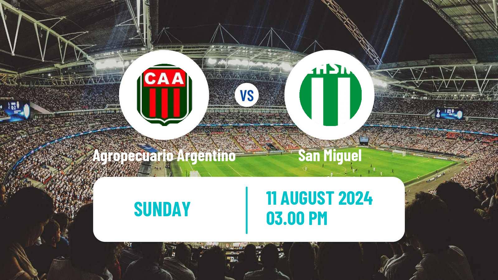 Soccer Argentinian Primera Nacional Agropecuario Argentino - San Miguel