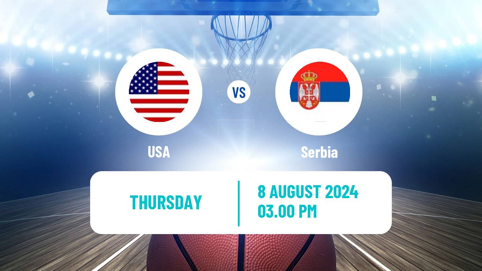 Basketball Olympic Games - Basketball USA - Serbia