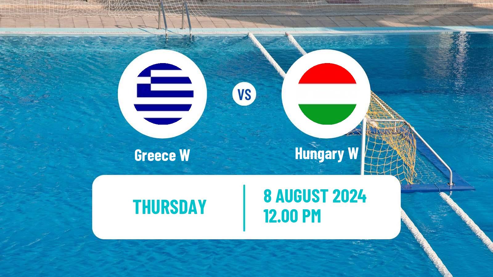 Water polo Olympic Games - Water polo Women Greece W - Hungary W