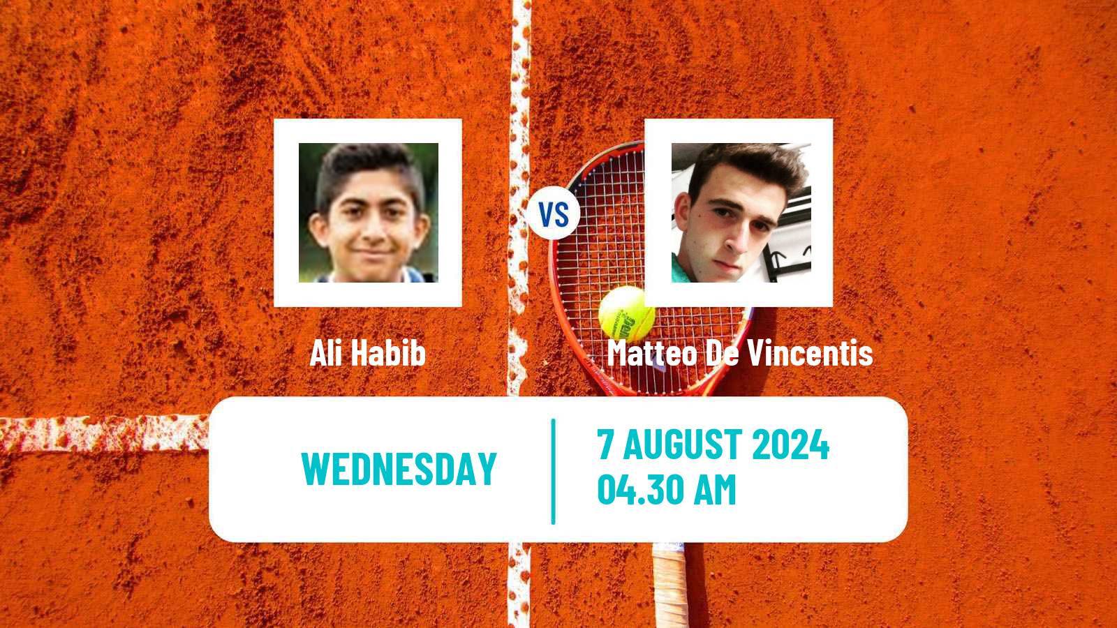 Tennis ITF M15 Vaasa Men Ali Habib - Matteo De Vincentis