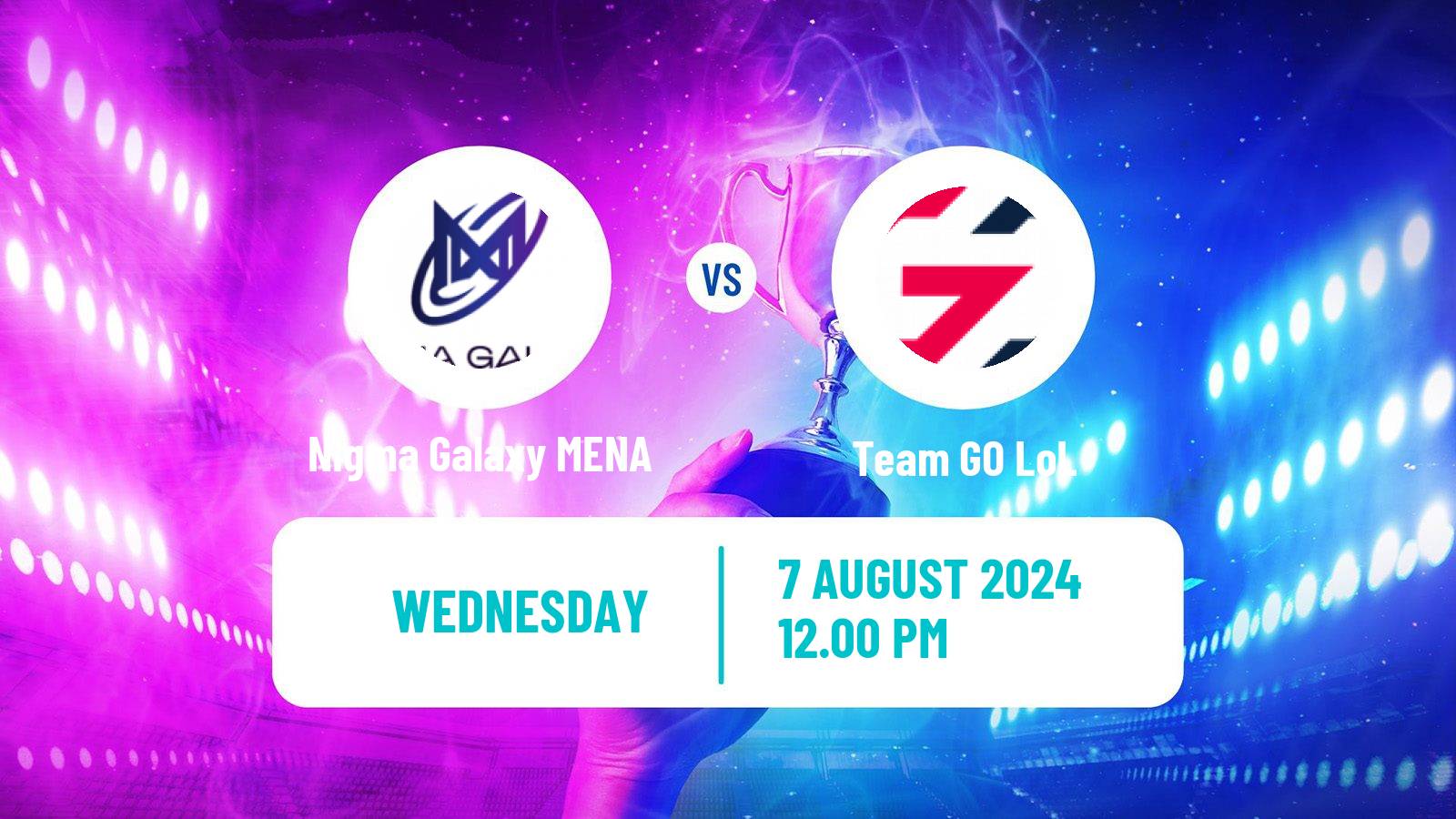 Esports League Of Legends Emea Masters Nigma Galaxy MENA - Team GO