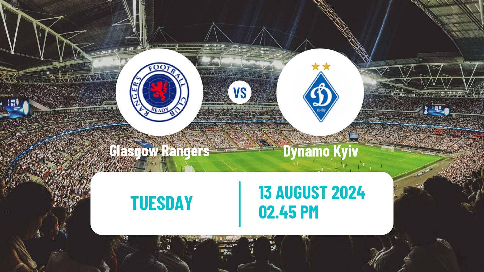 Soccer UEFA Champions League Glasgow Rangers - Dynamo Kyiv