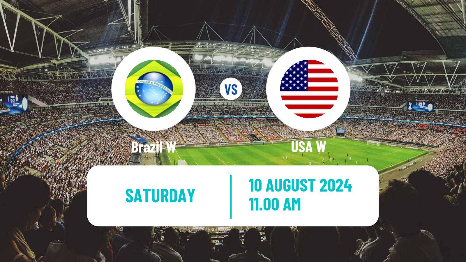 Soccer Olympic Games - Football Women Brazil W - USA W