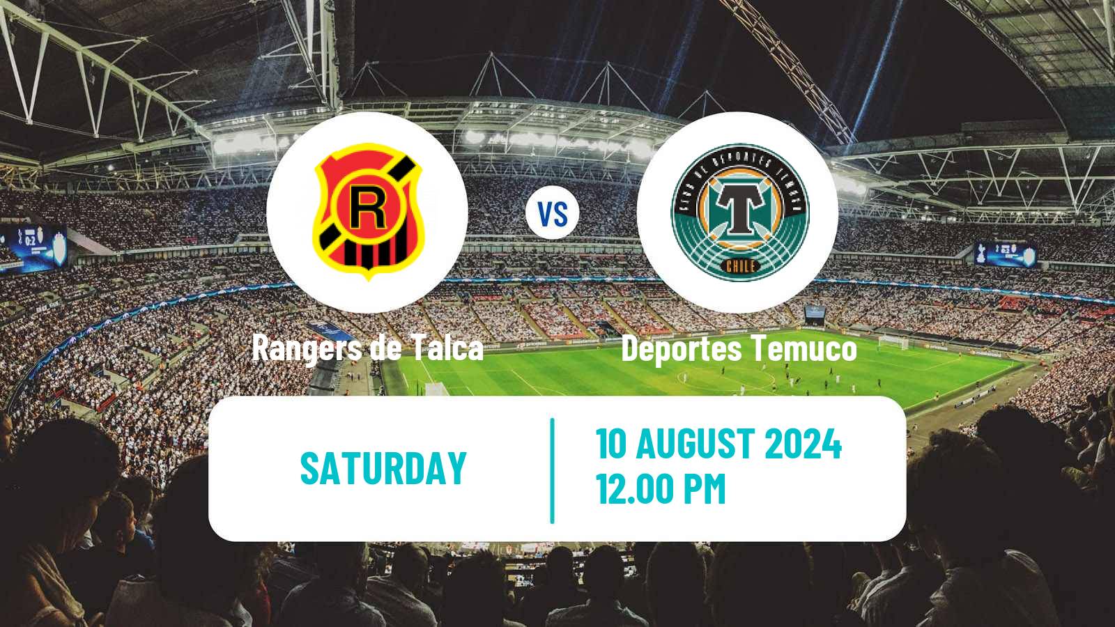 Soccer Chilean Primera B Rangers de Talca - Deportes Temuco