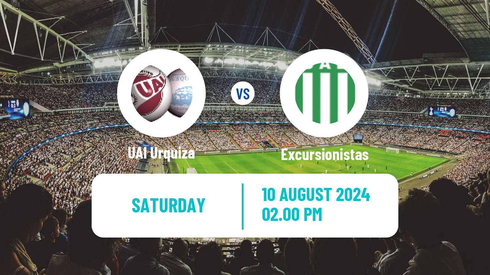 Soccer Argentinian Primera B UAI Urquiza - Excursionistas